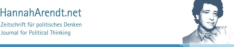 Logo with picture of Hannah Arendt